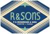 R and Sons Produce Label