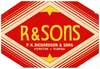 R and Sons Produce Label