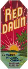 Red Dawn Produce Label