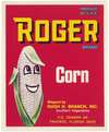 Roger Brand Corn Label