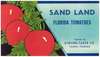 Sand Land Florida Tomatoes Label