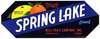 Spring Lake Brand Florida Citrus Label