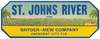 St. Johns River Brand Produce Label