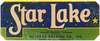 Star Lake Citrus Label