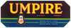Umpire Brand Citrus Label