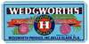 Wedgworth’s Double H Brand Florida Vegetables Label