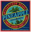 Wissahickon Brand Pineapple Oranges Label