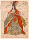 Costume Design for the Queen from ‘Sleeping Beauty’