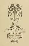 Haida Tattoo; double thunder-bird, double raven
