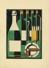 Ontwerp reclame champagne, rookwaren, sterke dranken