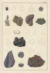 Plate XVIII: Pyrites, Magnetic Iron, Iron-Glance, Iron Ores