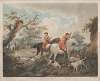 Fox Hunting. 3. The Check (After George Morland)