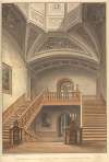 View of the Staircase at Longleat House, Wiltshire: the Seat of the Marquis of Bath