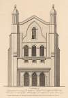 Geometrical View of St. Stephen’s Chapel, as it appeared before the alterations in 1806 and after Mr. Sandby’s view, which was taken about 1755