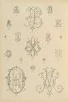 Album de chiffres & monogrammes couronnes de noblesse, françaises et etrangères Pl.022