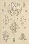 Album de chiffres & monogrammes couronnes de noblesse, françaises et etrangères Pl.056