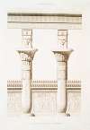 Architecture; colonnes du Temple de Nectanèbe (Philae — XXXe. dinastie)