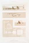 Architecture; nécropole de Thèbes ; plan et coupes de l’hypogée du grand prêtre Pétamounôph (XVIIIe. dynastie)