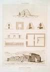 Architecture; nécropole de Thèbes ; tombeaux de la vallée d’El Assacif (XXVIe. dynastie)