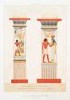 Architecture; pilasters ou colonnes quadrangulaires (Thèbes –XVIIIe. dynastie)