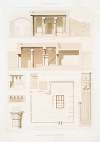 Architecture; Temple de Deyr el-Medineh ; plan, coupes et détails