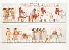 Peinture; arrivée d’une famille asiatique en Égypte (Beni Haçen — XIIe. dynastie)