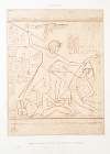 Sculpture; combat de Séti 1er. contre les chefs des Téhennou (Thèbes — Karnac — XIXe. dynastie)
