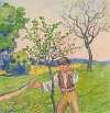 3. – A Boy in a Spring Orchard