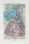1854 [Women’s fashion in nineteenth-century Paris]