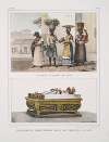 Vendeur d’herbe de Ruda; Chevalier de Christ exposé dans son cercueil ouvert
