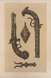 Pistols, engraved and inlaid with Damascene work