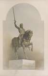 Richard cœur-de-lion, an equestrian statue