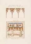 Corps d’architecture et salle de Festin représentés dans le peintures d’un bible, (XIII – XIVe. siècles.)