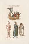 Costumes civils, militaires et religieux, extraits du roman de Lancelot du lac.