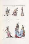 Costumes de la fin du XVe. siècle, extraits de divers manuscrits de la bibliothèque du roi. no. 6712. 3;