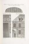 Détails d’architecture civile de la ville de Beauvais (16me. siècle) arabesques d’une maison rue sainte Veronique