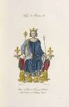 Figure de Charles VI. Histoire des rois de France par Dutillet. MS; no. 8410, de la bibliothèque royale.