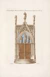 Portail de la chapelle St. Piat (dans la cathédrale de Chartres) érigée par le chapitre, environ l’an 1349.