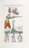 Vitrail représentant Louis XIII tirant de l’arquebuse