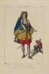Le maréchal de Catinat. D’après la collection dite de Bonnart. XVIIe siècle, costumes militaires, infanterie, France.