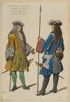 Le marechal de Tallard et Monsieur de Laubanie, au camp devant Landau Nov. 1703. D’ap[rès] une estampe du temps.