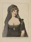 Marie Federowna impe., veuve du czar Paul 1er costume de Deuil. 1802-05. Tableau de l’epoque