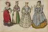 XVIe siecle. Dames de France et D’Allemagne. D’apr[res] Holbein, Weigel, Joos de Boscher, etc.