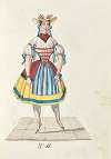 Costume designs for the ballet La Pastorella Svizzera Pl.11