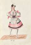 Costume designs for the ballet La Pastorella Svizzera Pl.5