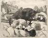 Breton Women Making Haystacks