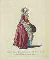 Habit of a citizen’s wife in Florence, with a little bonnet, in 1768