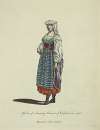 Habit of a country woman of Clabria in 1768. Paysanne de la Calabre.