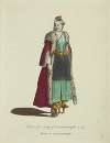 Habit of a lady of Constantinople in 1750. Dame de Constantinople.