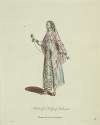 Habit of a lady of Indostan. Femme des Indes Orientales.